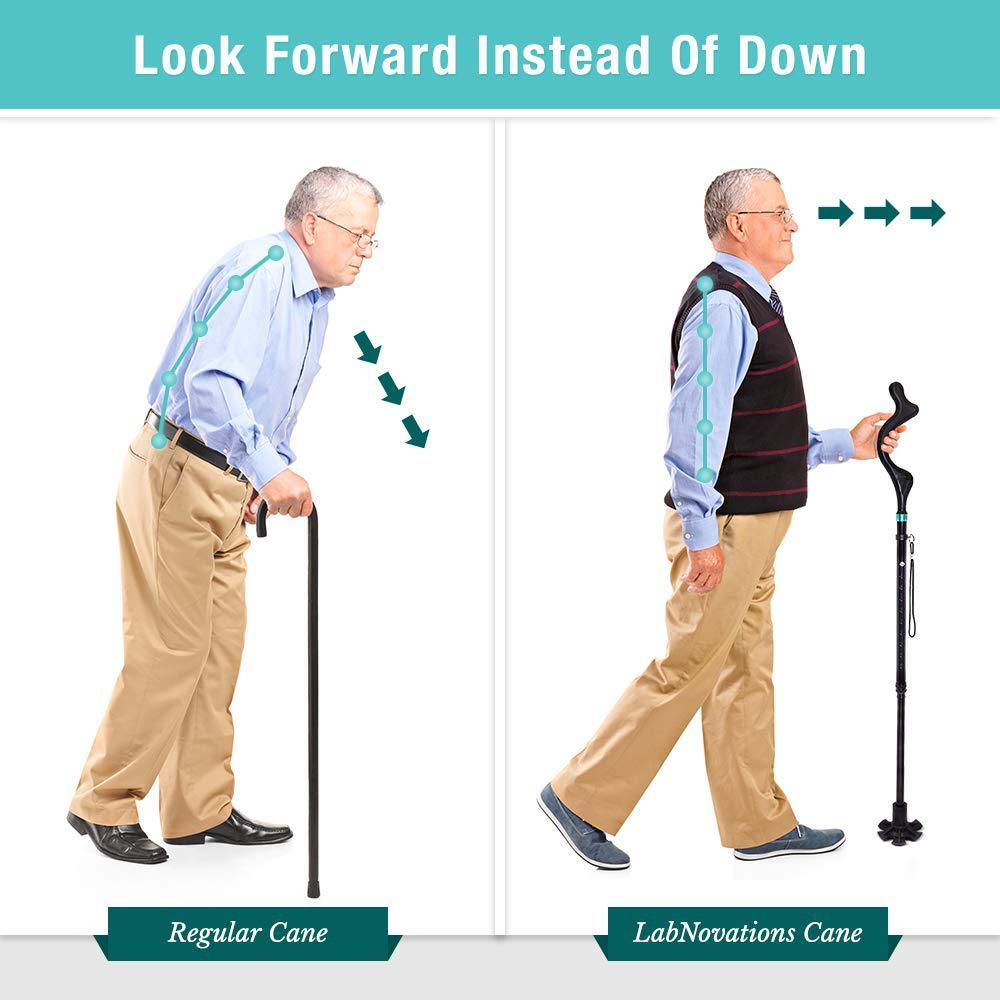 AlignWalk™ Ergonomic Cane