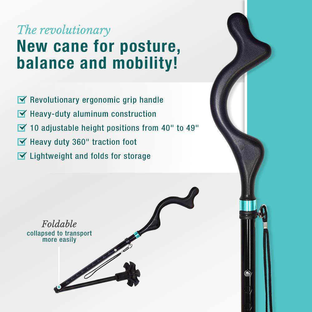 AlignWalk™ Ergonomic Cane