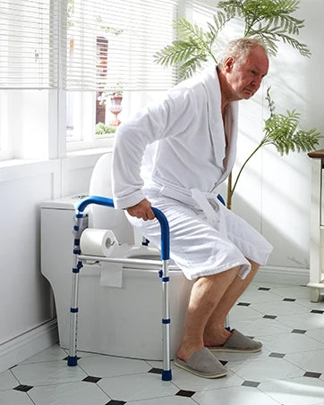 Portable Bedside Commode for Seniors – Adjustable & Removable Bucket