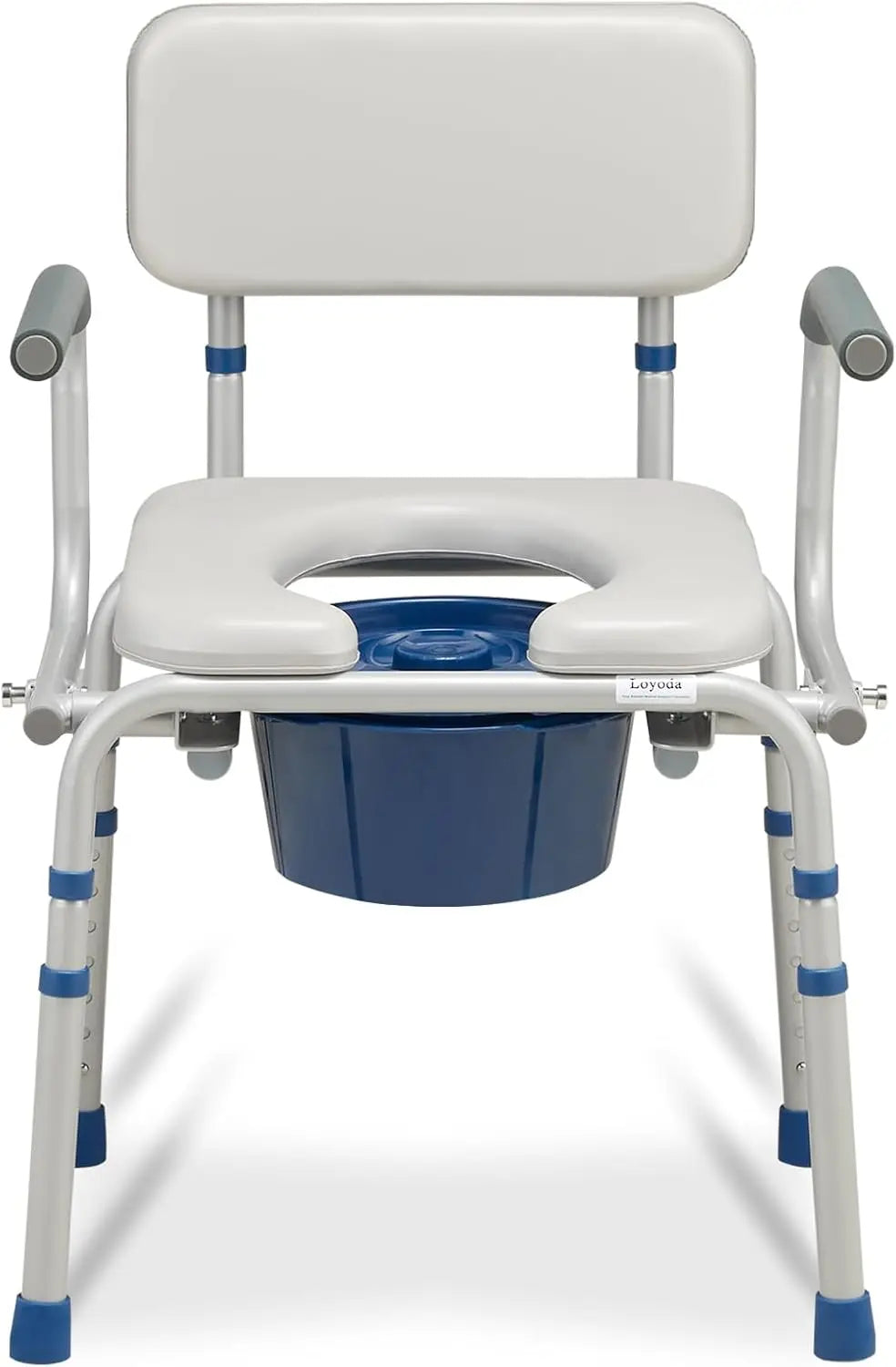 Portable Bedside Commode for Seniors – Adjustable & Removable Bucket